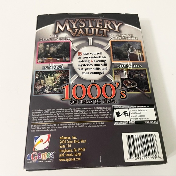 Mystery of the Crystal Portal and Mystery Vault PC Games Lot of 2 - Picture 9 of 14